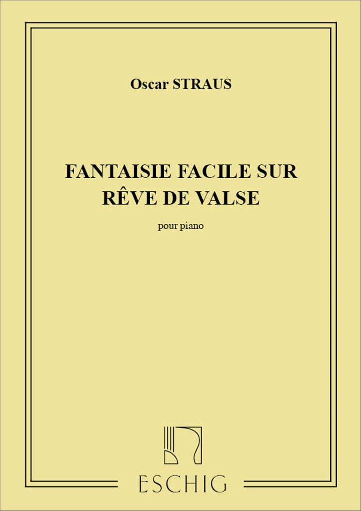 Reve De Valse Simplifiee Piano